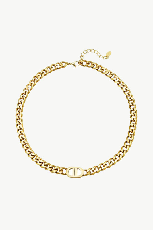 Good life schakelketting goud