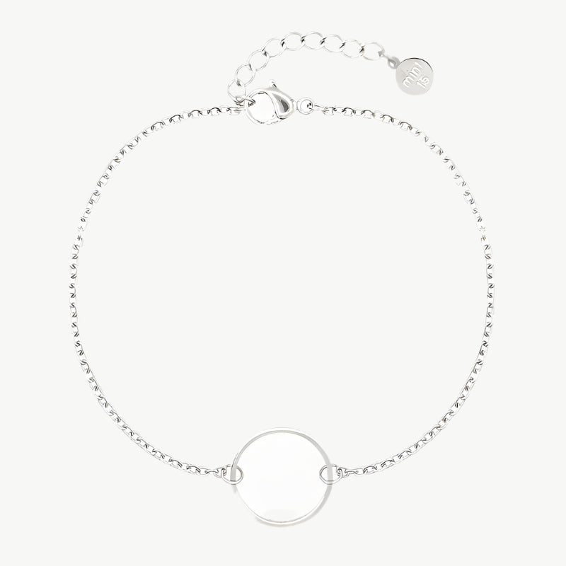 Infinity armband zilverkleurig