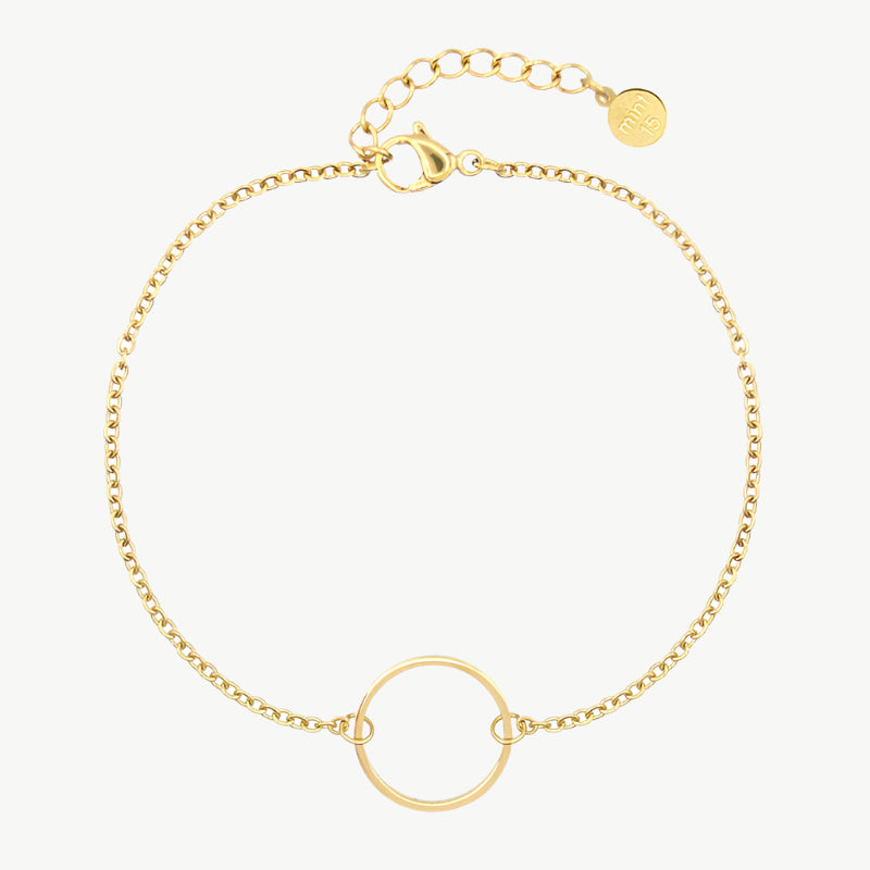 Infinity armband goudkleurig