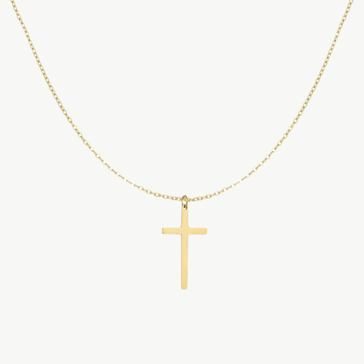 Gouden kruisje ketting