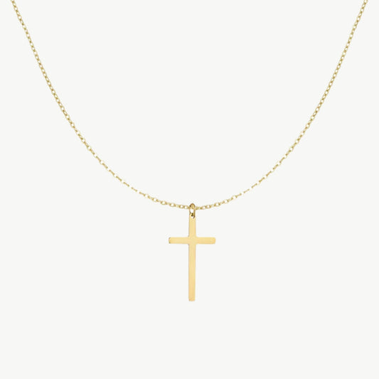 Gouden kruisje ketting