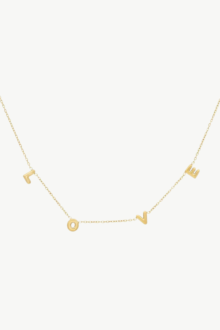 Love ketting goud