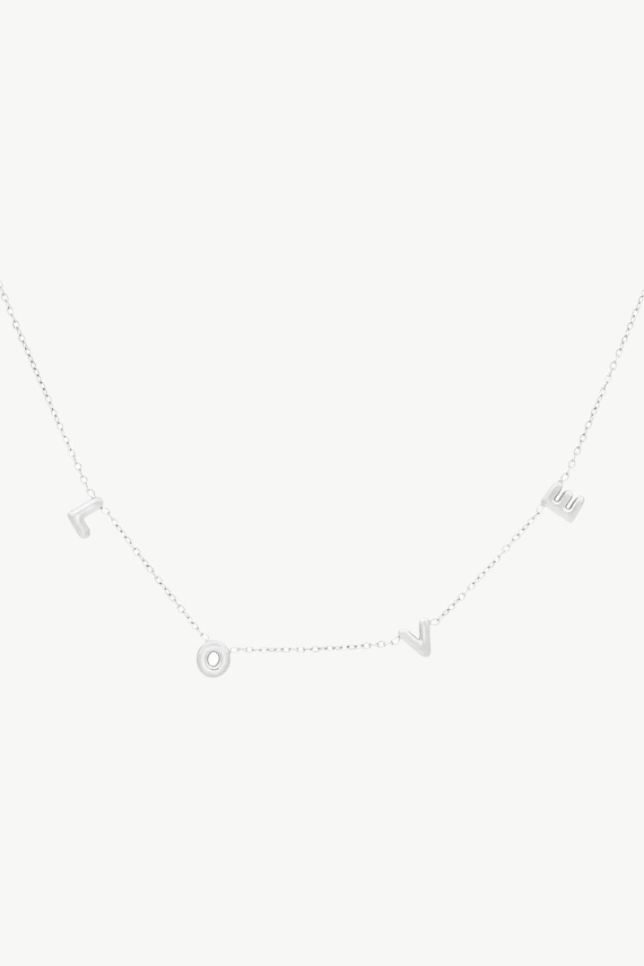Love ketting zilver