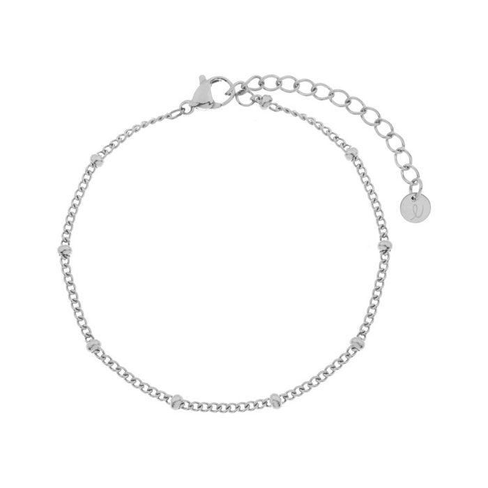 Armband met stippen in 925 zilver verguld