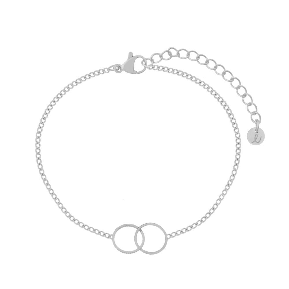 Together forever armband zilver