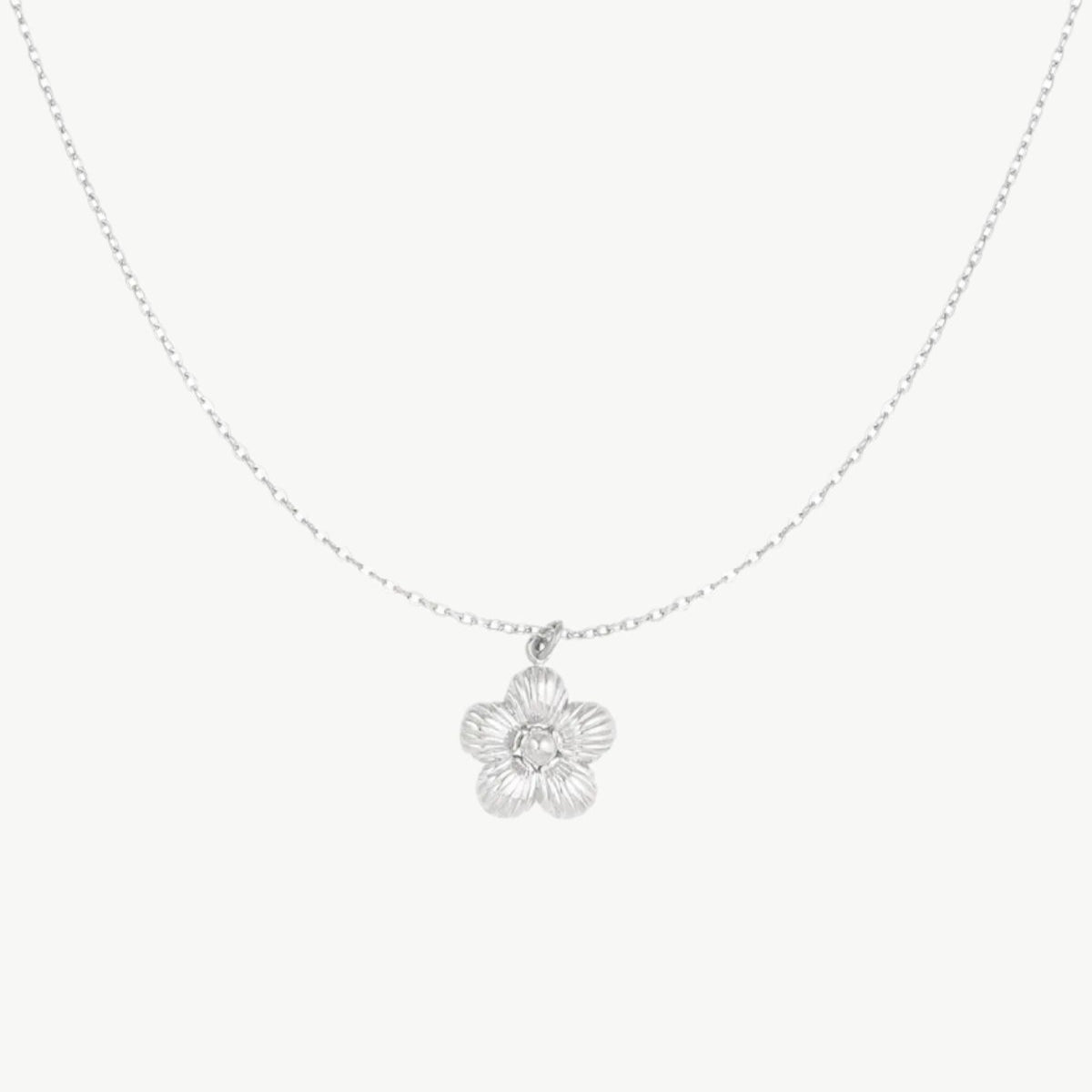Daisy ketting zilver