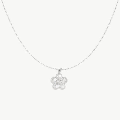 Daisy ketting zilver