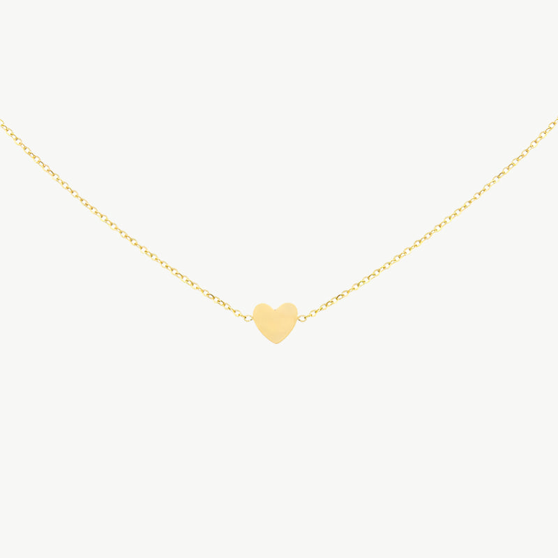 Ketting met hartje goud