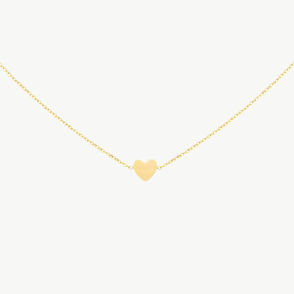 Ketting met hartje goud