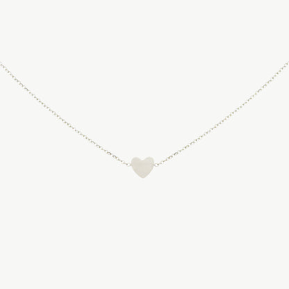 Ketting met hartje zilver