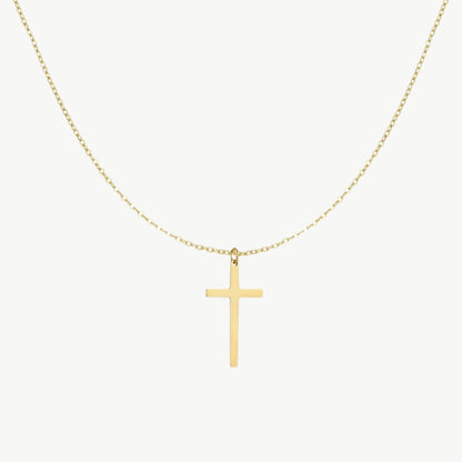 Gouden kruisje ketting